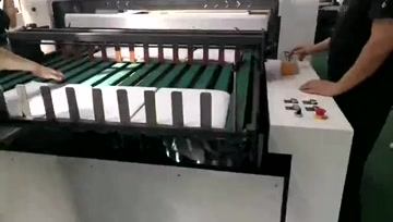 HKS自动整理横切机，升降输送-切汉堡纸/薄纸/纸塑复合材料